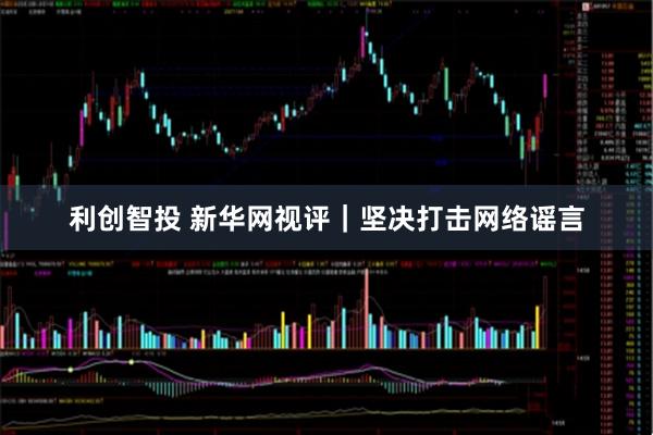 利创智投 新华网视评｜坚决打击网络谣言