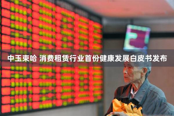 中玉束哈 消费租赁行业首份健康发展白皮书发布