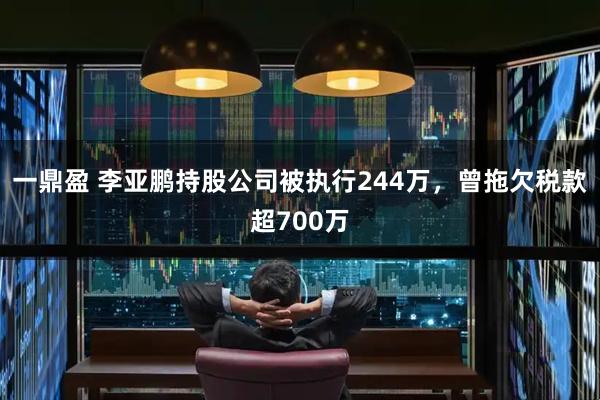 一鼎盈 李亚鹏持股公司被执行244万，曾拖欠税款超700万