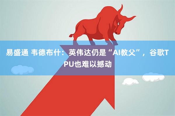 易盛通 韦德布什：英伟达仍是“AI教父”，谷歌TPU也难以撼动