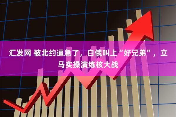 汇发网 被北约逼急了，白俄叫上“好兄弟”，立马实操演练核大战